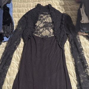 Body Central Vintage lace cocktail dress

Petite